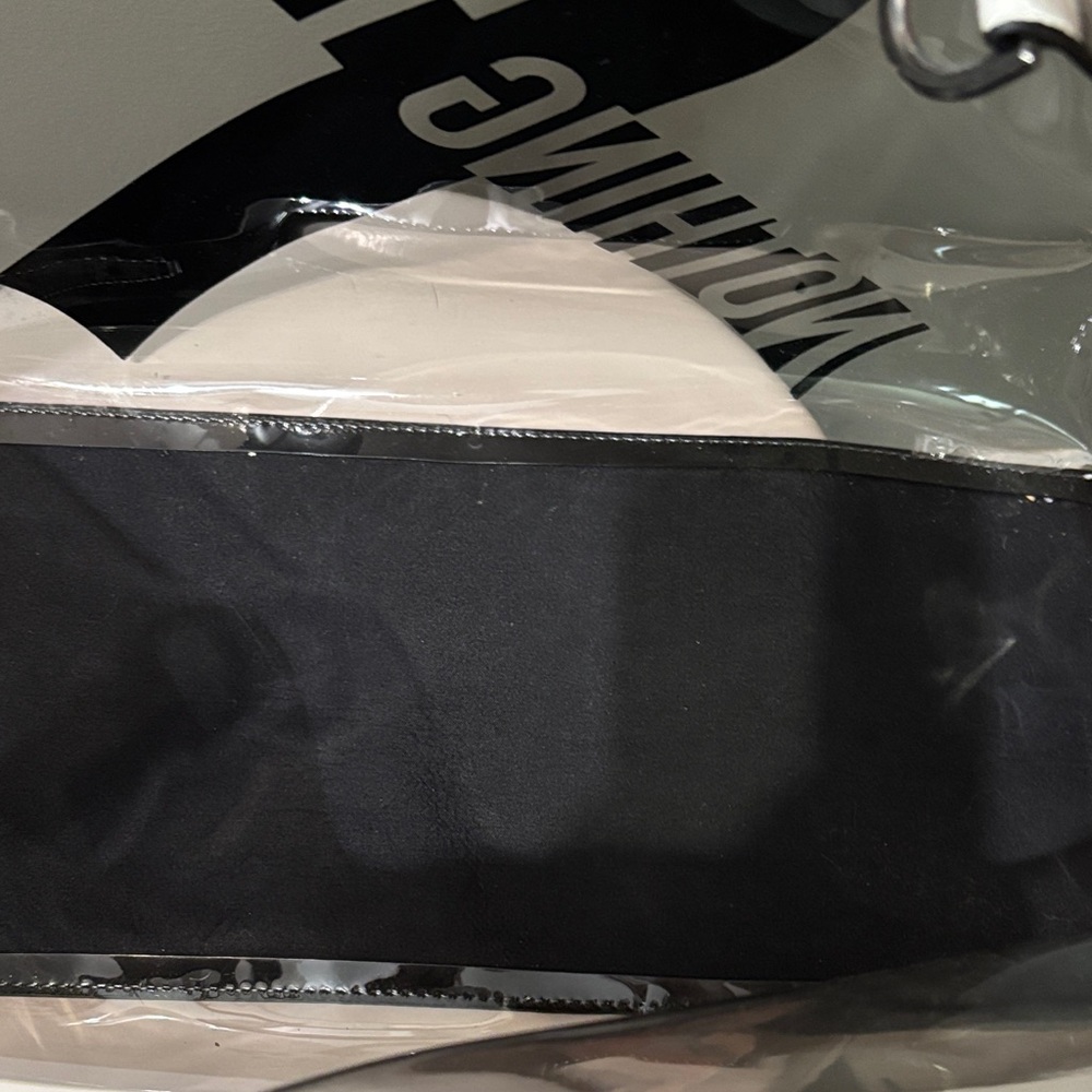 Quay Australia Smoky Transparent Tote with Black and White Straps - Picture 5 of 9